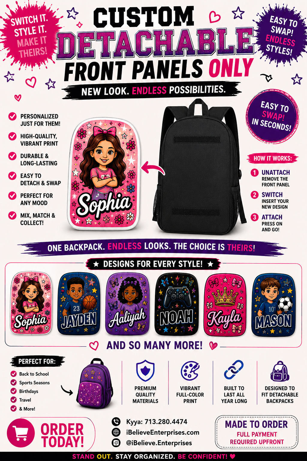 Replacement Backpack Cover