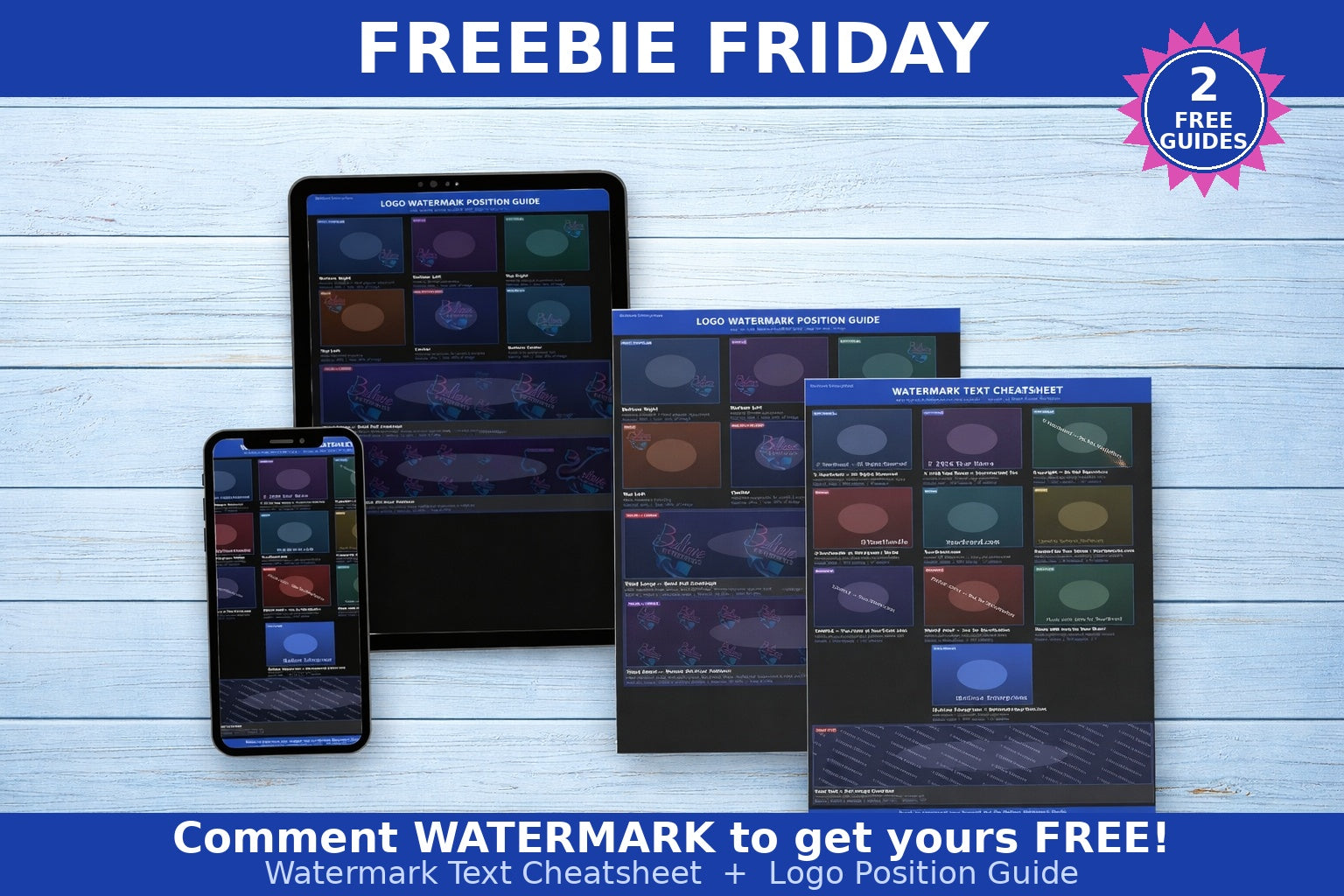 iBelieve Watermark Cheatsheet Bundle — Digital Download