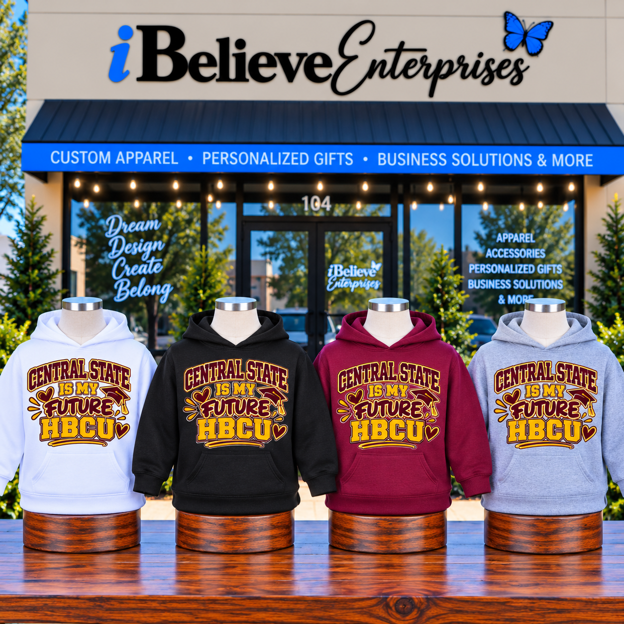 Central State Is My Future HBCU Kids Hoodie