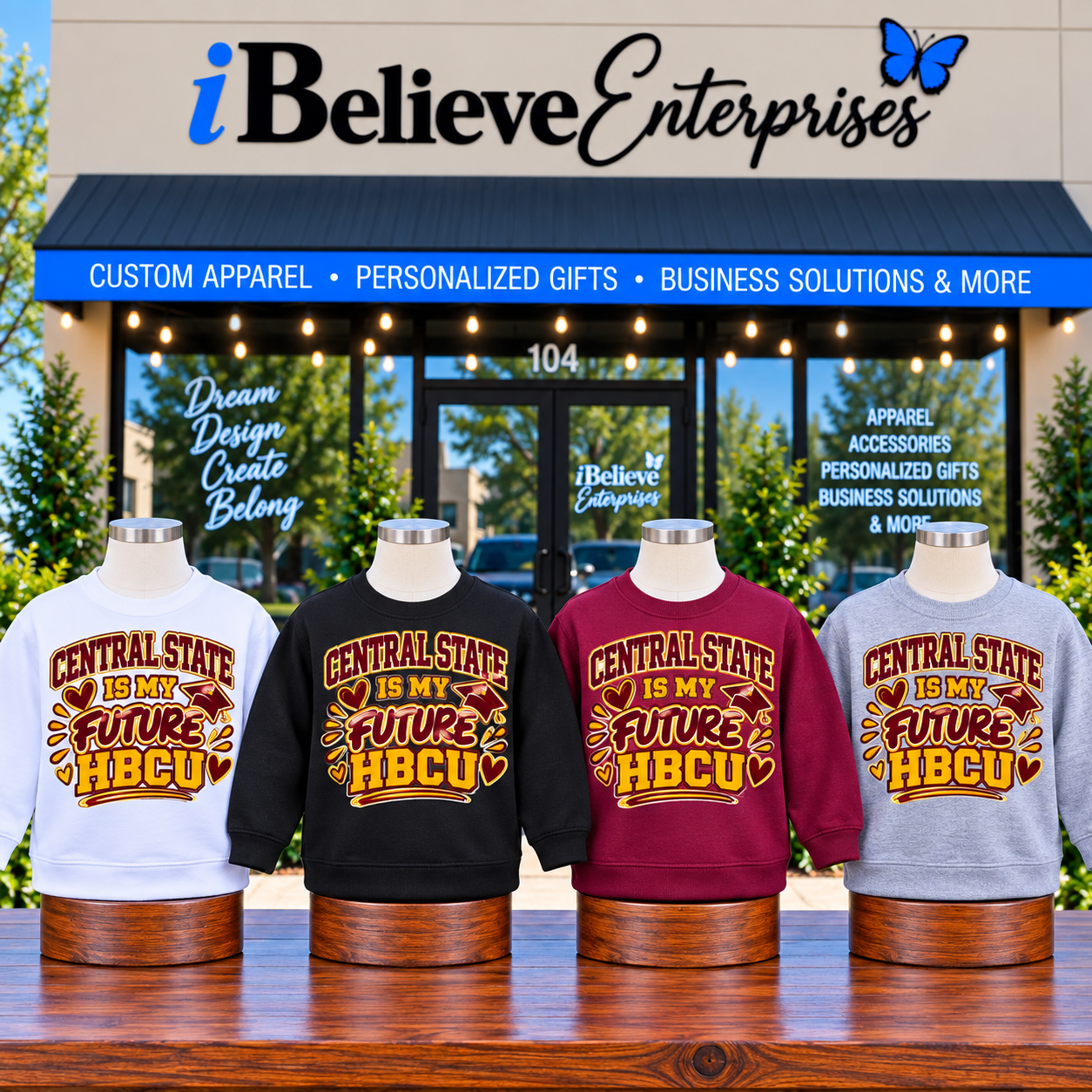 Central State Is My Future HBCU Kids Sweatshirt