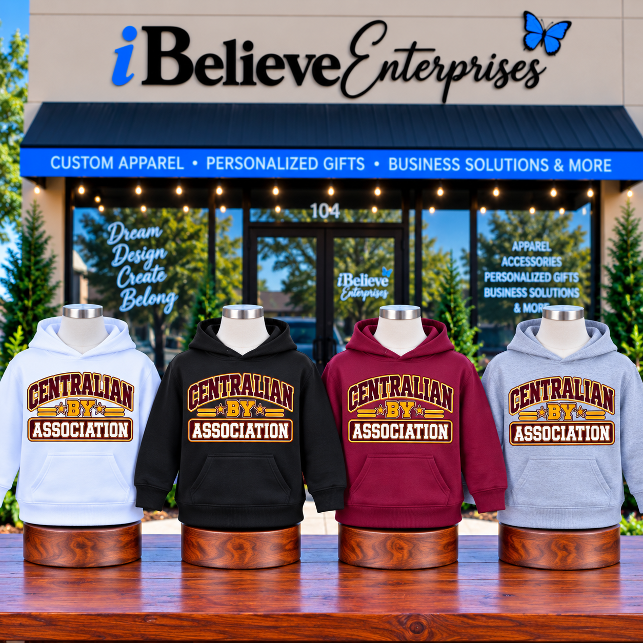 Centralian by Association Kids Hoodie