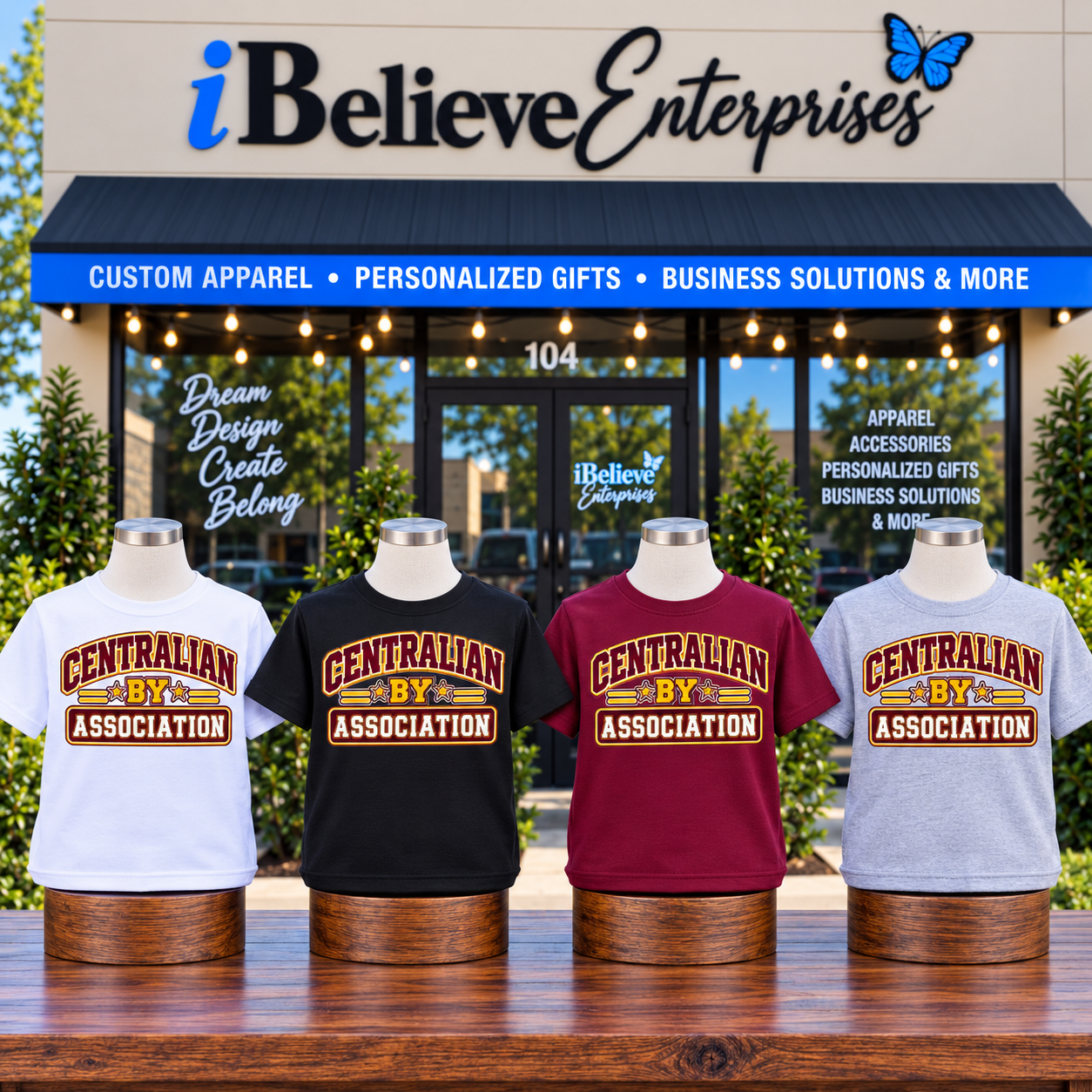 Centralian by Association Kids Tee