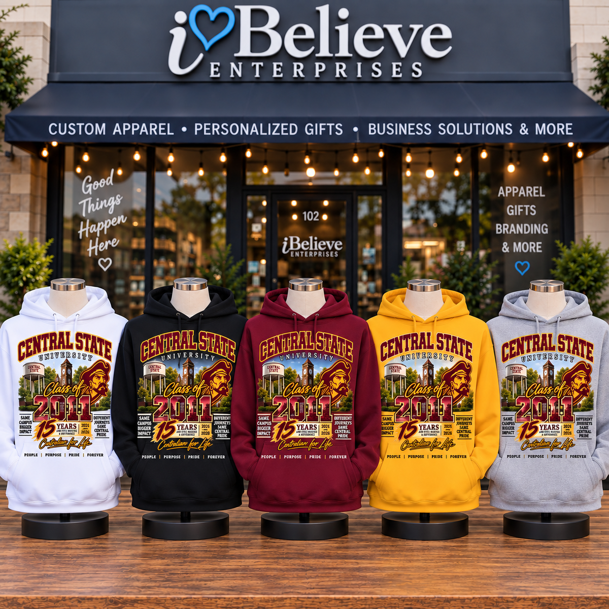 Class of 2011 — Campus Scene Hoodie