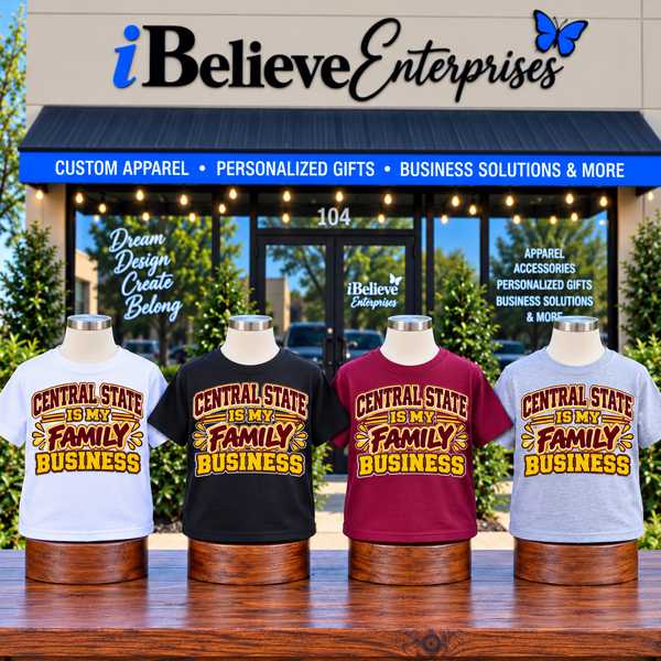 Central State Is My Family Business Kids Tee