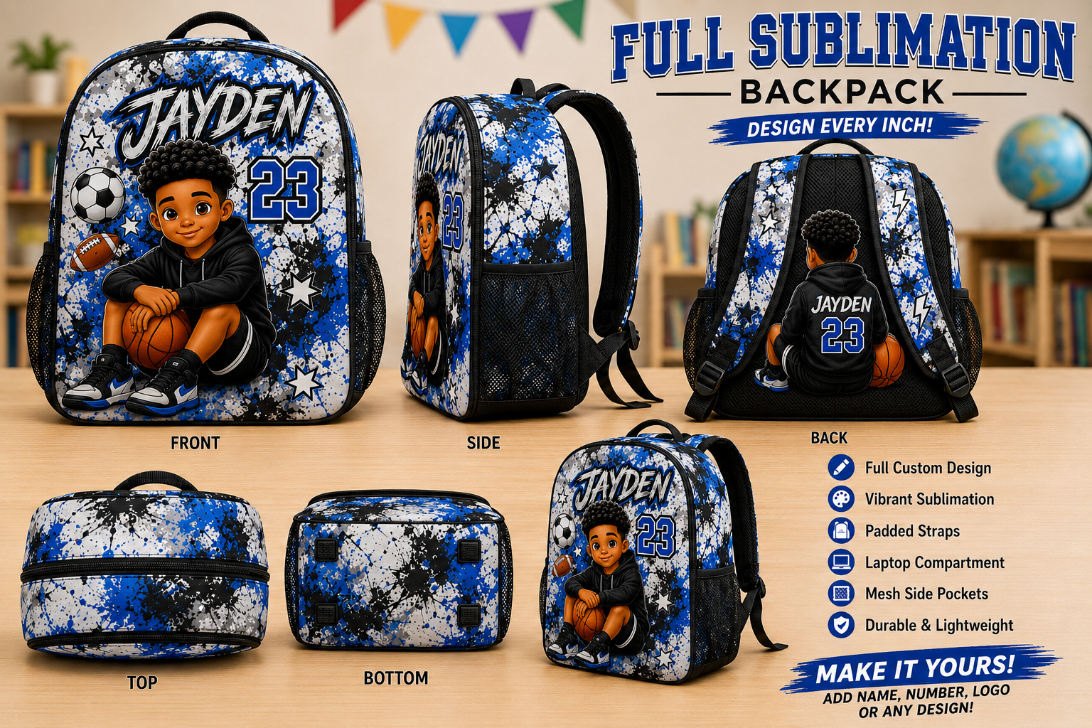 Full Sublimation Backpack