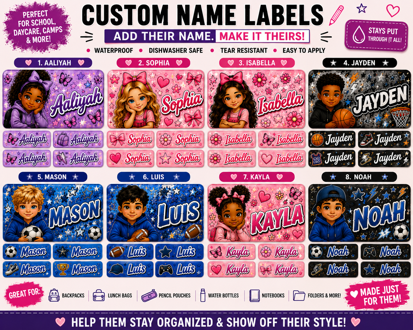 Custom Name Labels