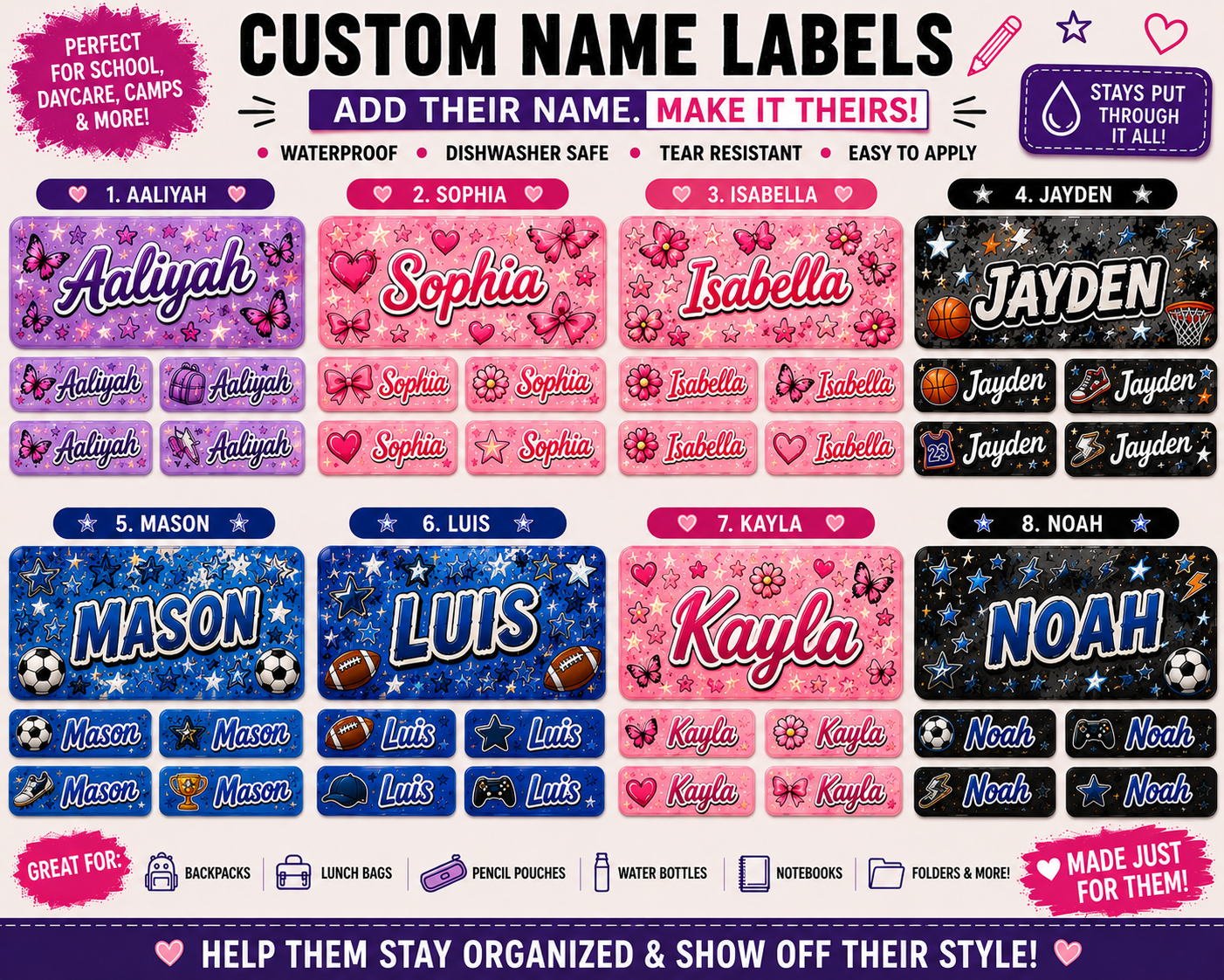 Custom Name Labels