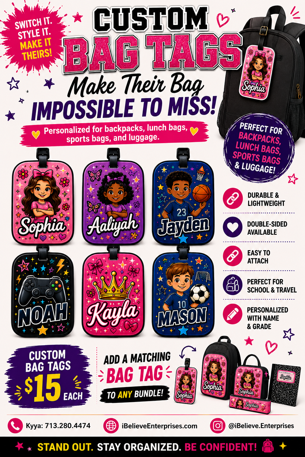 Custom Bag Tag | Senior Edition