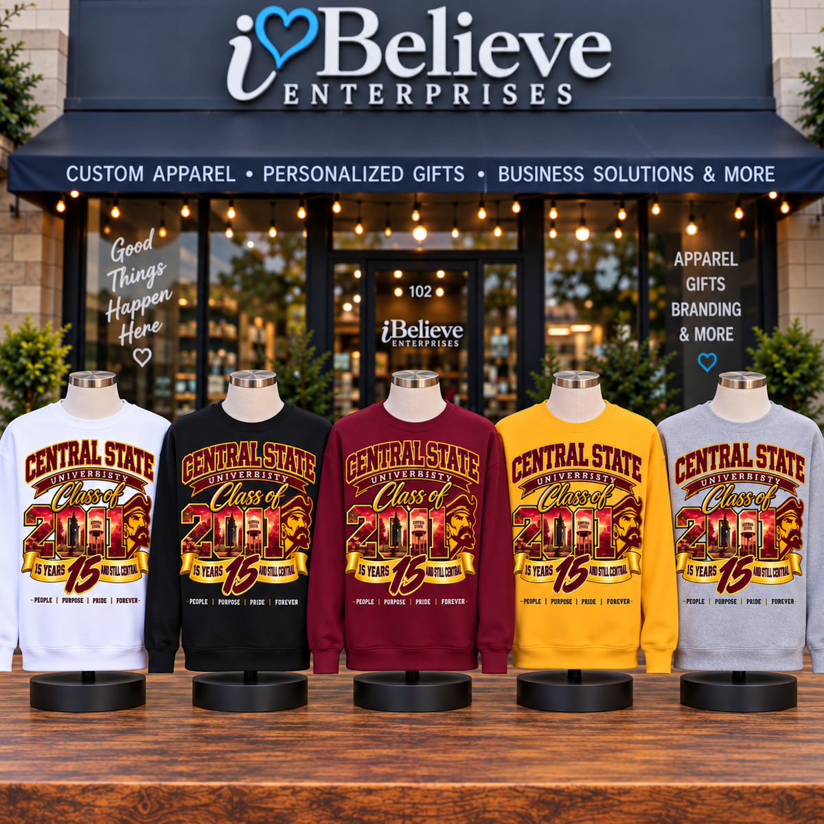 Class of 2011 — 15 Years Strong (And Still Central) Sweatshirt