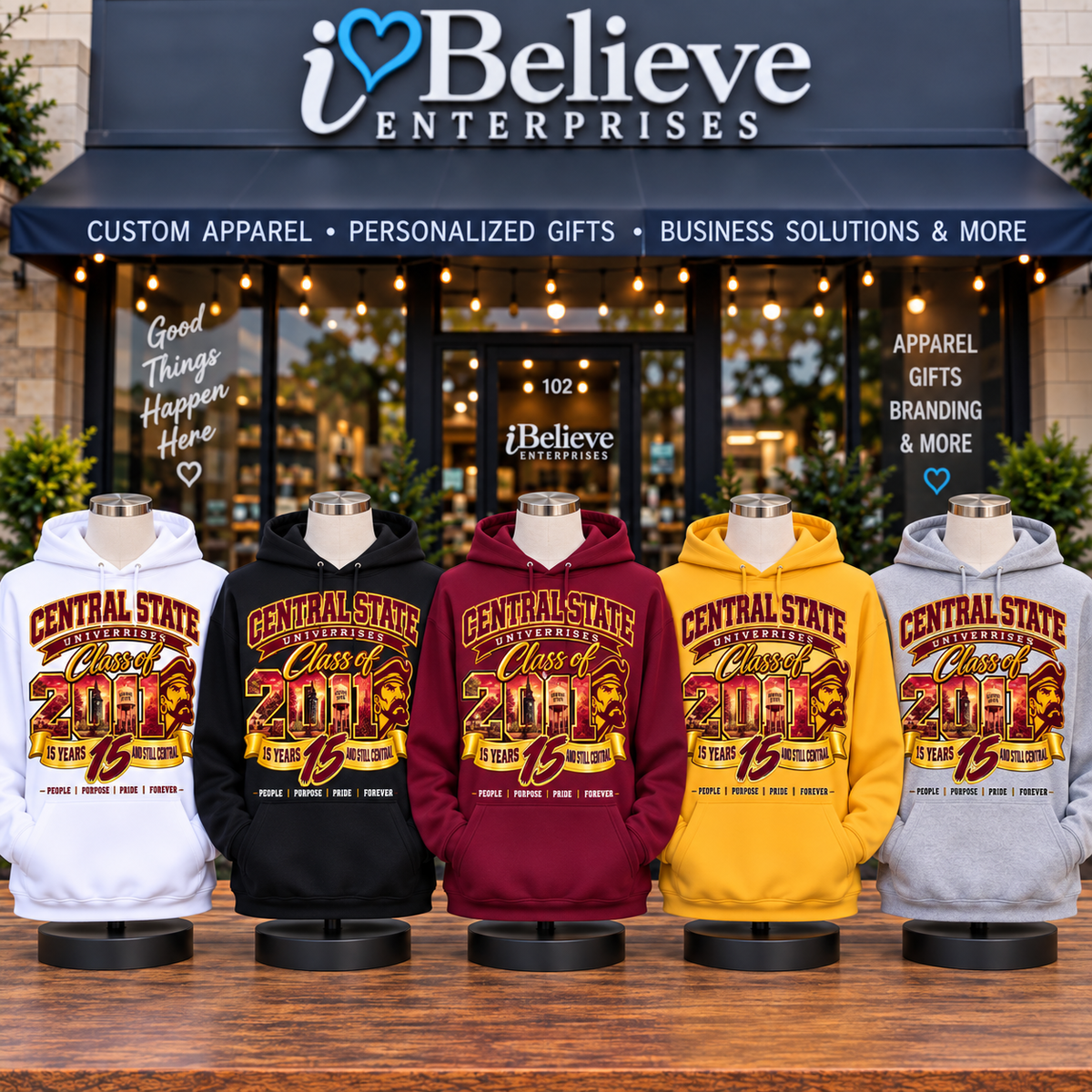 Class of 2011 — 15 Years Strong (And Still Central) Hoodie