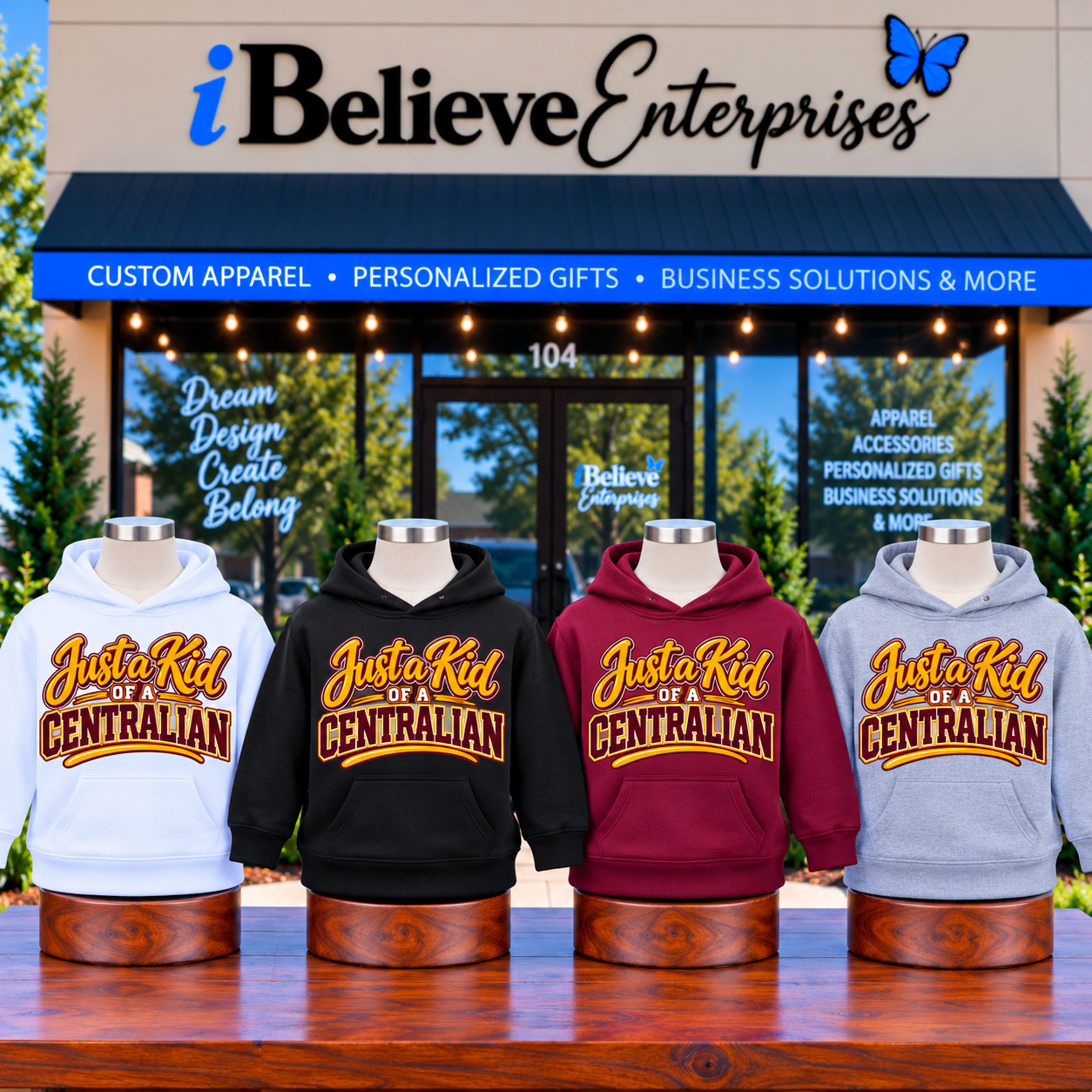 Just a Kid of a Centralian Hoodie