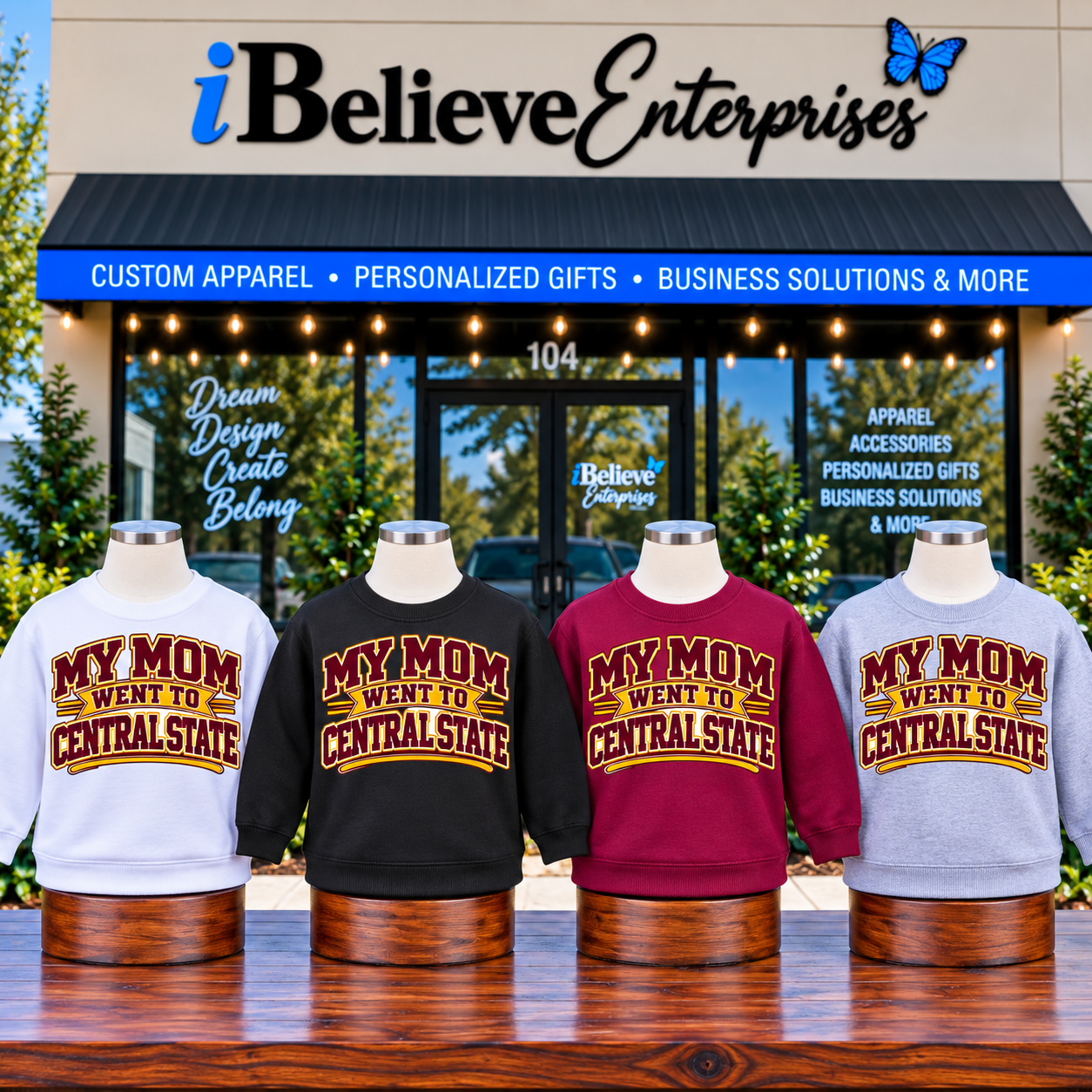 My Mom Went to Central State Sweatshirt