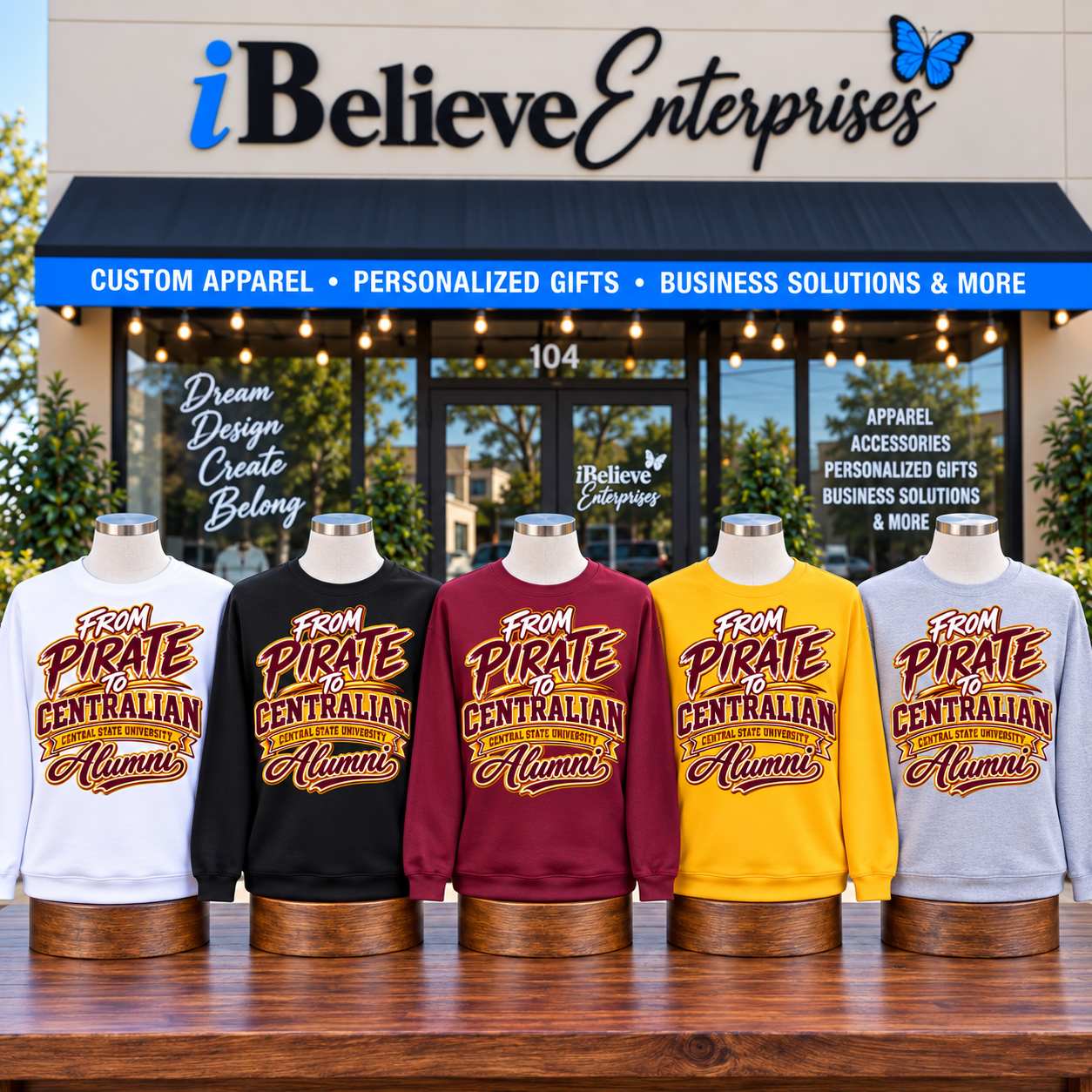 From Pirate to Centralian Alumni Sweatshirt